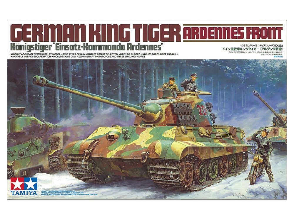 Tamiya 35252 German King Tiger (Ardennes Front) 1/35 – immagine 2