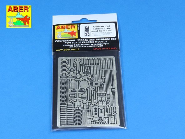 Aber 25002 German tool holders - late used from 1943 1/25 scale model 1/25 – immagine 4