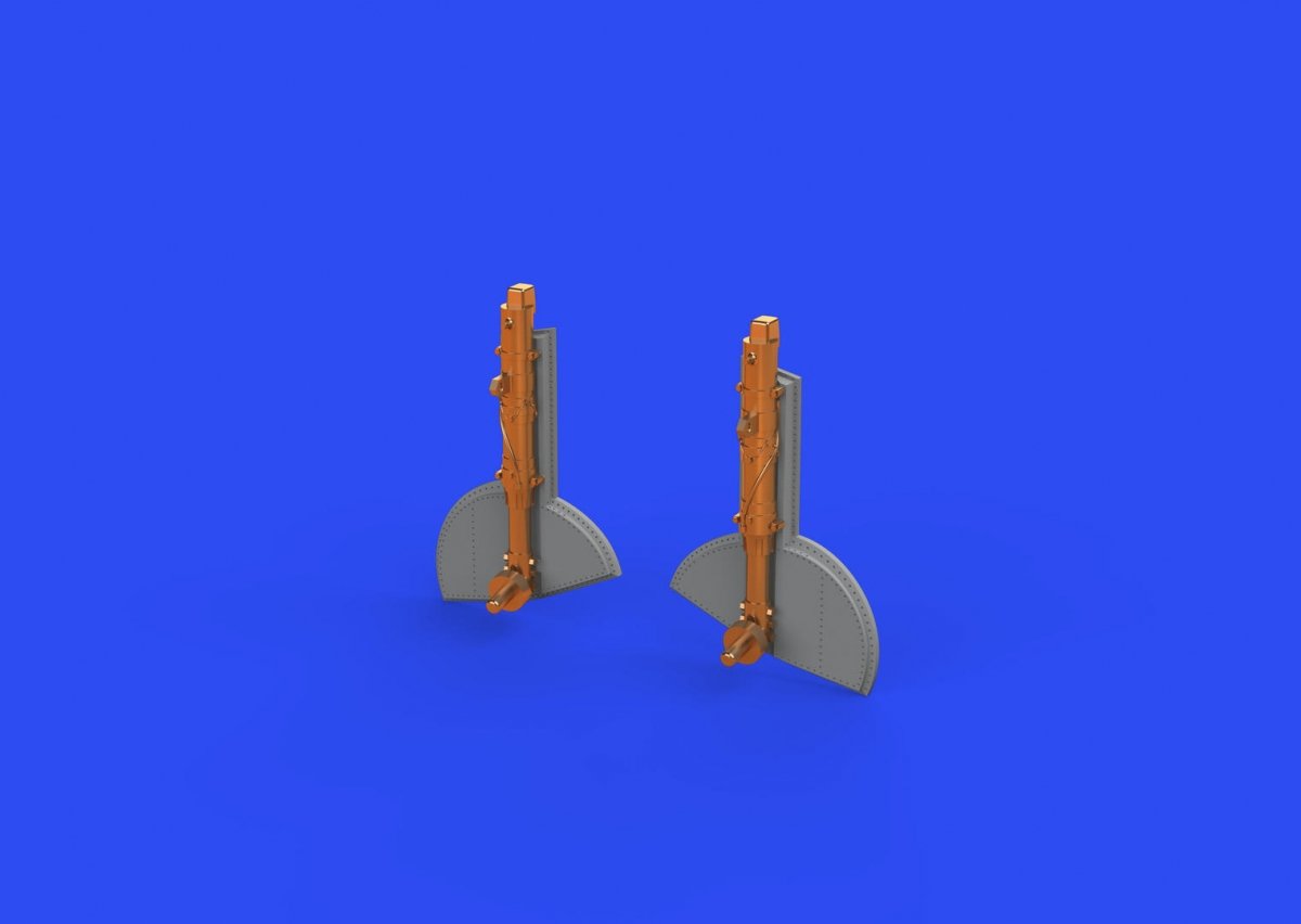 Eduard 648670 Spitfire Mk.Va/b undercarriage legs BRONZE EDUARD 1/48 – zdjęcie 2