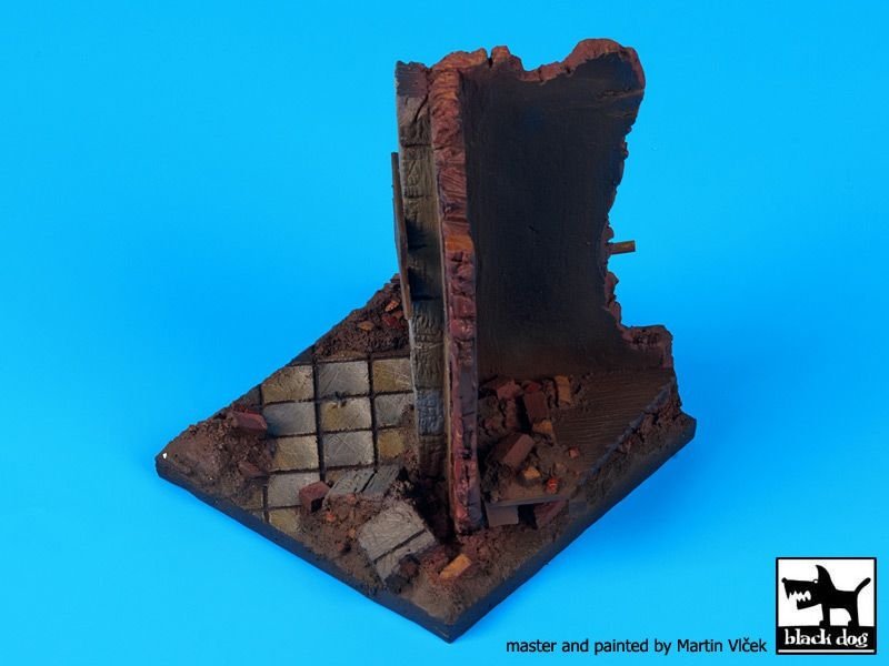 Black Dog D35057 House corner N°2 base 1/35 – immagine 3