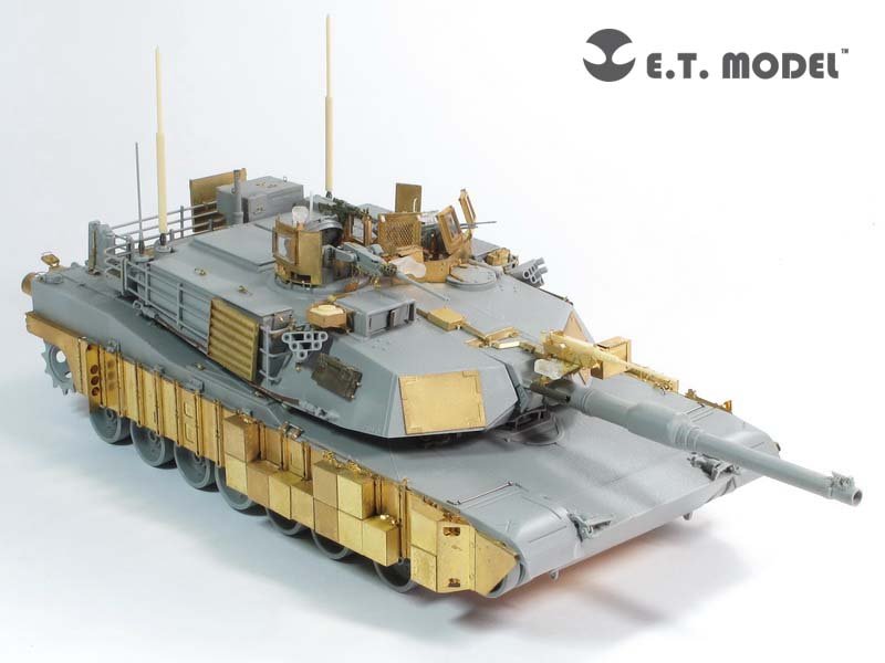 ET Modèle E35-165 Char de combat principal M1A1 de l&amp;#39;armée américaine moderne TUSK I (Pour DRAGON 3535) (1/35) – image 5