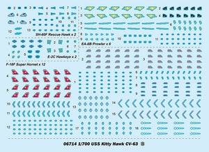 Trumpeter 06714 USS Kitty Hawk CV-63 1/700 – imagen 12