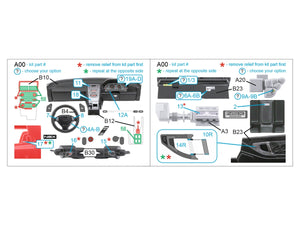 Quinta Studio QD24008 Honda NSX NA1 Japanese version 3D-Printed &amp;amp; coloured Interior on decal paper (Tamiya) 1/24 – immagine 2