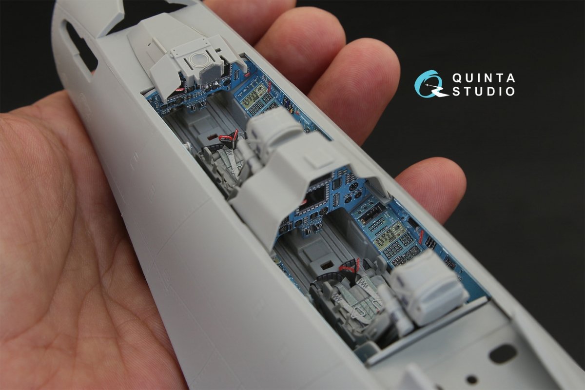 Quinta Studio QD32041 Su-30MKK 3D-Printed &amp;amp; coloured Interior on decal paper (for Trumpeter kit) 1/32 – Bild 8