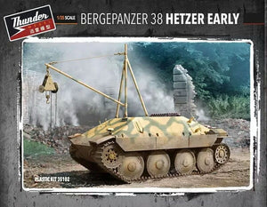 Maquette Voyager PE35916 Bergepanzer Hetzer Basic allemand de la Seconde Guerre mondiale pour THUNDER 1/35 – image 12