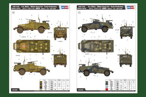 Hobby Boss 82451 US M3A1 Voiture de reconnaissance blanche, première production (1/35) – image 3