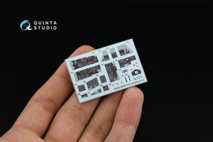 Quinta Studio QD+48487 F-4C Phantom II 3D-Printed &amp;amp; coloured Interior on decal paper (Academy) (with 3D-printed resin parts) 1/48 – immagine 9