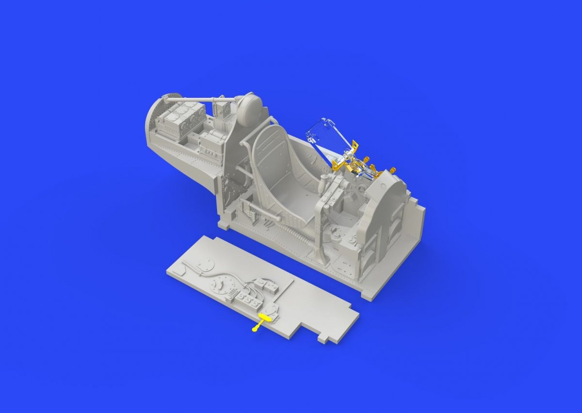 Eduard 648277 P-38F cockpit ACADEMY 1/48 – immagine 3