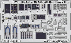 Eduard 73546 AH-64D Block II ACADEMY 1/72