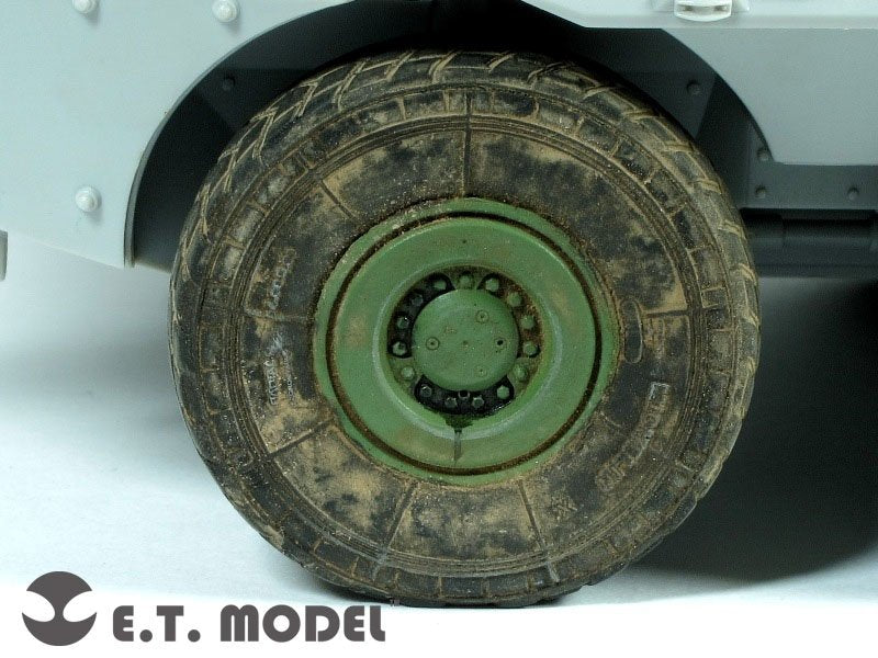 E.T. Model ER35-013 Modern &amp;quot;Centauro&amp;quot; Tank Destroyer Weighted Road Wheels For TRUMPETER 1/35 – imagen 2