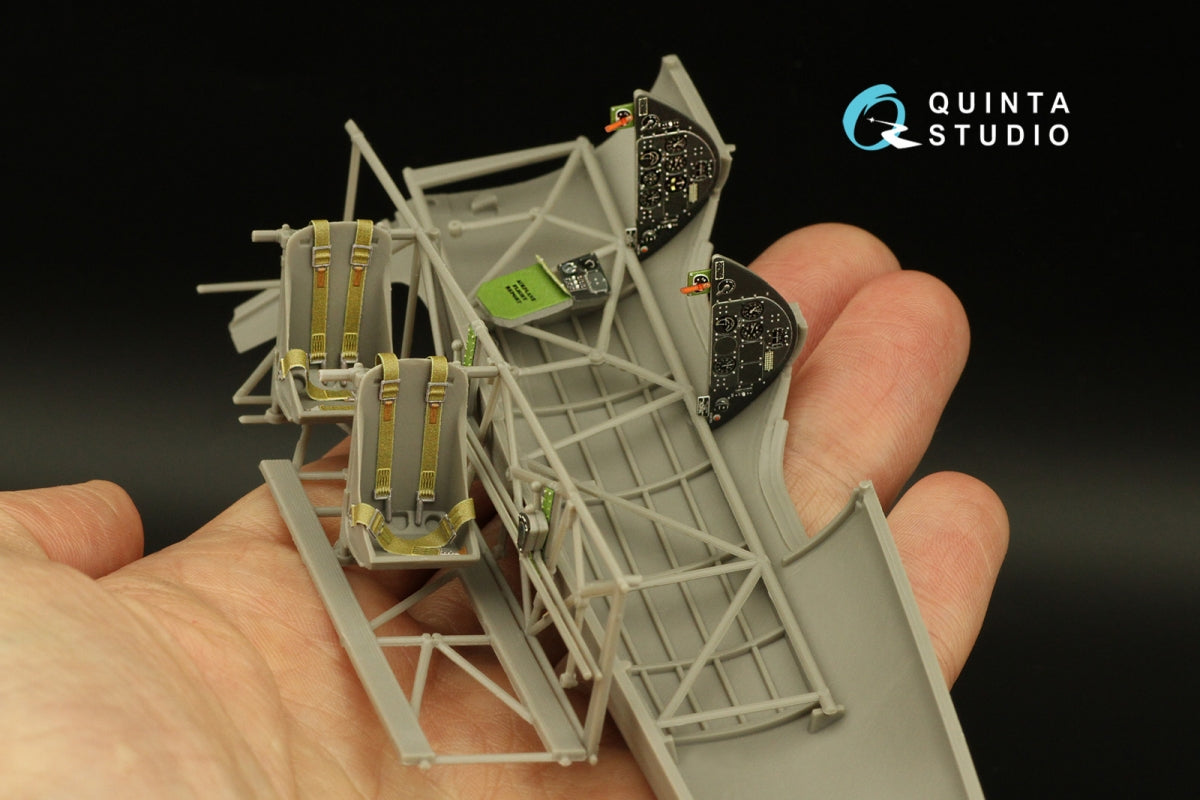 Quinta Studio QD32161 PT-13 Kaydet 3D-Printed &amp;amp; coloured Interior on decal paper (Roden) 1/32 – zdjęcie 10