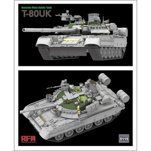 Rye Field Model 5115 Russian T-80UK Main Battle tank 1/35 – immagine 3