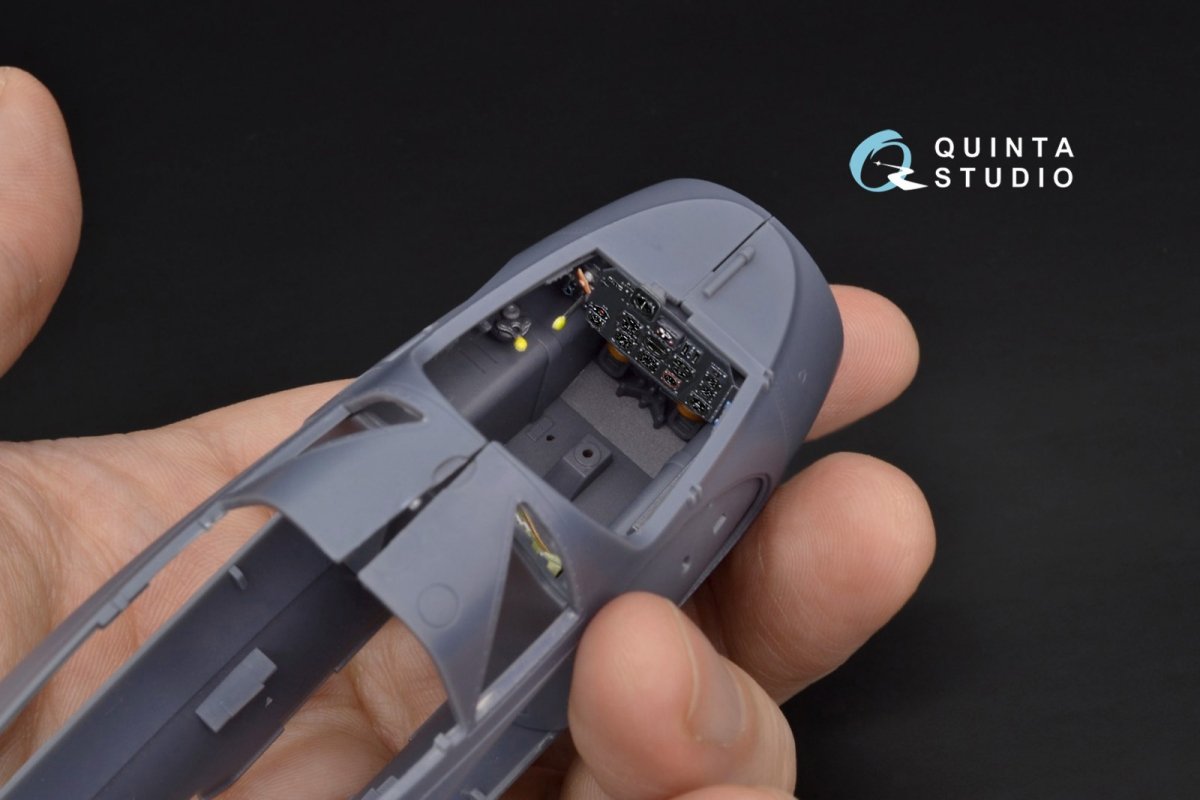 Quinta Studio QD32017 Me 163B 3D-Printed &amp;amp; coloured Interior on decal paper (for Meng kit) 1/32 – immagine 3