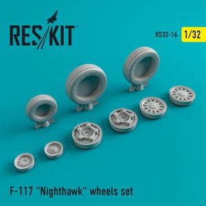 RESKIT RS32-0016 F-117 &amp;quot;Nighthawk&amp;quot; wheels set 1/32
