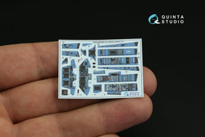 Quinta Studio QDS-48320 Su-30SM 3D-Printed &amp;amp; coloured Interior on decal paper (GWH) (Small version) 1/48 – immagine 6