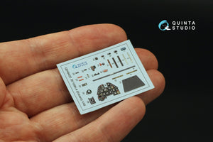 Quinta Studio QD48420 Bf 109K-4 3D-Printed &amp;amp; coloured Interior on decal paper (Eduard) 1/48 – Bild 4