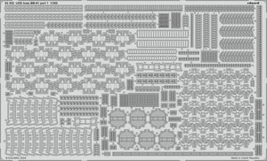 Eduard 53302 USS Iowa BB-61 part 1 HOBBY BOSS 1/350