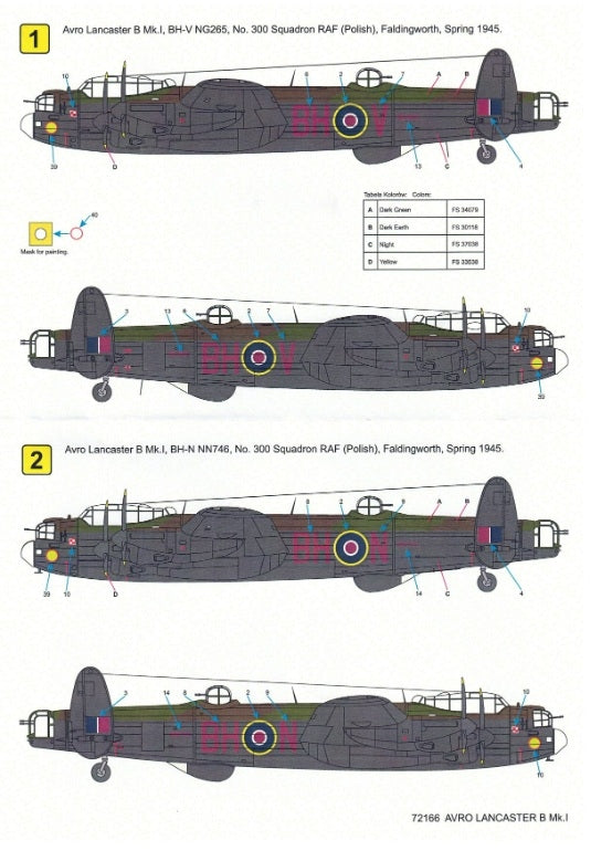 Techmod 72166 Avro Lancaster B Mk. I 1/72 – immagine 3
