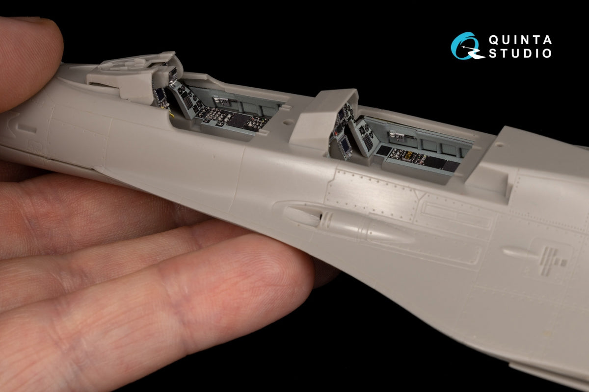 Quinta Studio QD48059 Mitsubishi F-2B 3D-Printed coloured Interior on decal paper (Hasegawa) 1/48 – zdjęcie 10