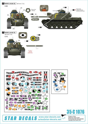 Star Decals 35-C1076 M48A3 Patton au Vietnam 1/35 – image 2