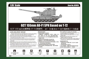 Hobby Boss 83835 GCT 155mm AU-F1 SPH Based on T-72 1/35 – zdjęcie 3