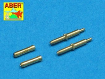Aber A48 010 Ensemble de 2 canons pour mitrailleuses d'avions allemands MK 108 de 30 mm avec tube de souffle (1/48)