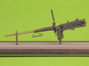 Master GM-35-069 Browning M2HB .50 cal (12,7mm) - karabin maszynowy z mocowaniem czołgowym - wczesny okres II w.św. (kołyska D69820 z małą skrzynką amunicyjną D68375) 1/35 – immagine 2