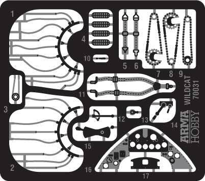 Arma Hobby 70050 FM-1 &amp;amp; FM-2 Wildcat Deluxe Set 1/72 – image 13