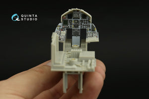 Quinta Studio QDS-32157 F-15C Late/F-15J late 3D-Printed &amp;amp; coloured Interior on decal paper (Tamiya) (small version) 1/32 – immagine 4