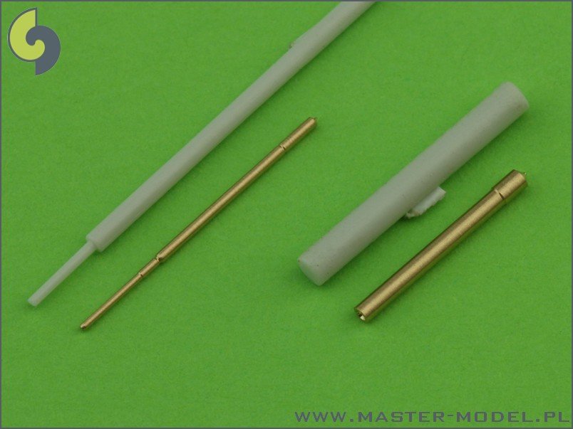Master AM-48-051 He-162 Salamander - armament and detail set (MG 151 barrel tips, nose gear indicator and Pitot Tube) 1/48 – imagen 2