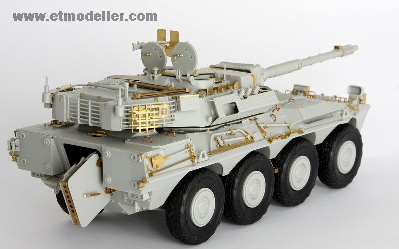 E.T. Model E35-003 Modern Spanish Army VRC-105 Centauro RCV (For TRUMPETER 00388) 1/35 – immagine 4