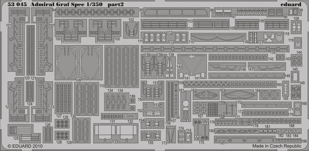 Eduard 53045 Admiral Graf Spee 1/350 TRUMPETER