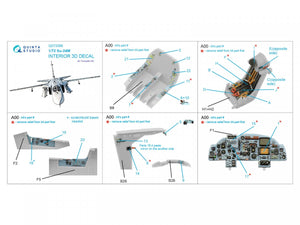 Quinta Studio QD72088 Su-24M 3D-Printed &amp;amp; coloured Interior on decal paper (Trumpeter) 1/72 – immagine 2