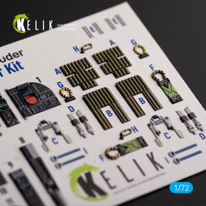KELIK K72129 A-6E Intruder - décalcomanies 3D intérieures pour maquette Trumpeter au 1/72 – image 5