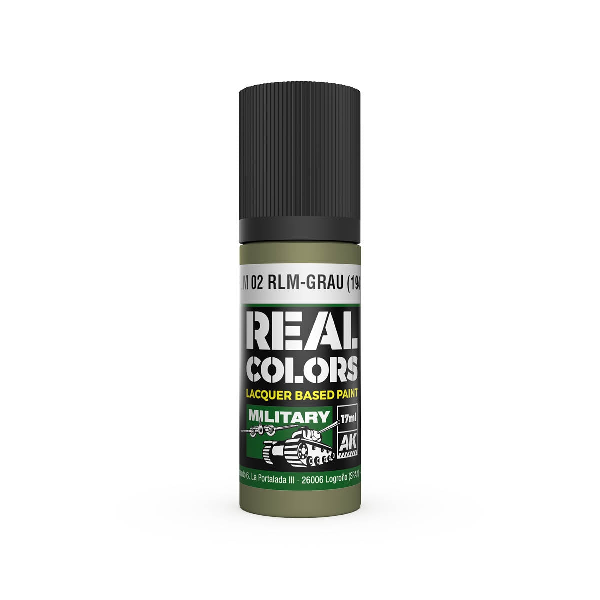 AK Interactive RC933 RLM 02 RLM-Grau (1941) 17 ml – immagine 2