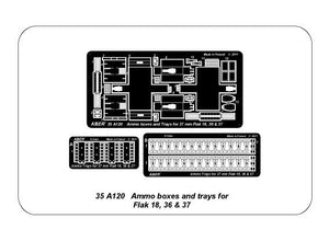 Aber 35A120 Ammo boxes Flak 18; 36 and 37 1/35 – imagen 4