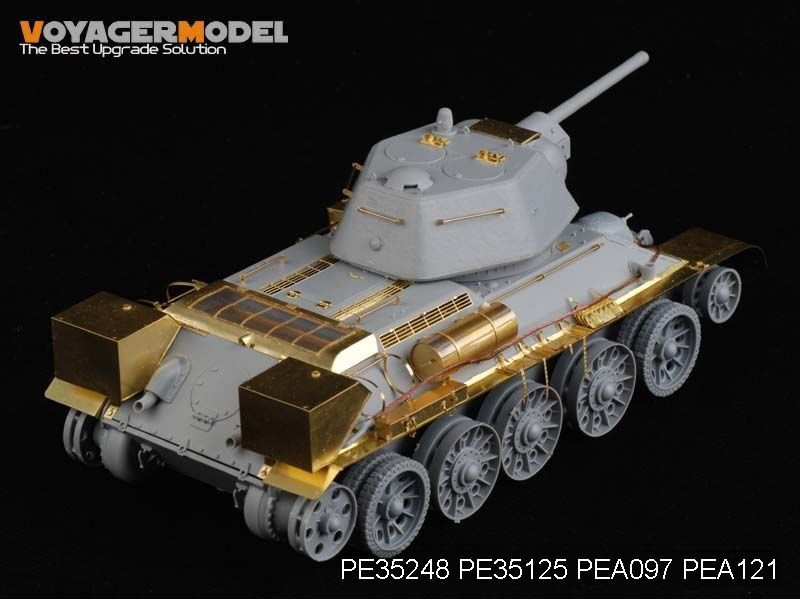 Voyager Model PE35248 WWII Russian T-34/76 Mod.1943 (For DRAGON Kit) 1/35 – Bild 6