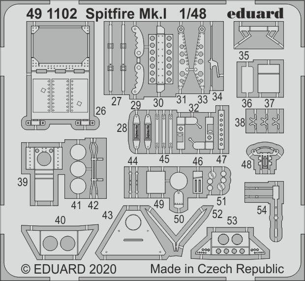 Eduard 491102 Spitfire Mk. I 1/48 AIRFIX  – image 2