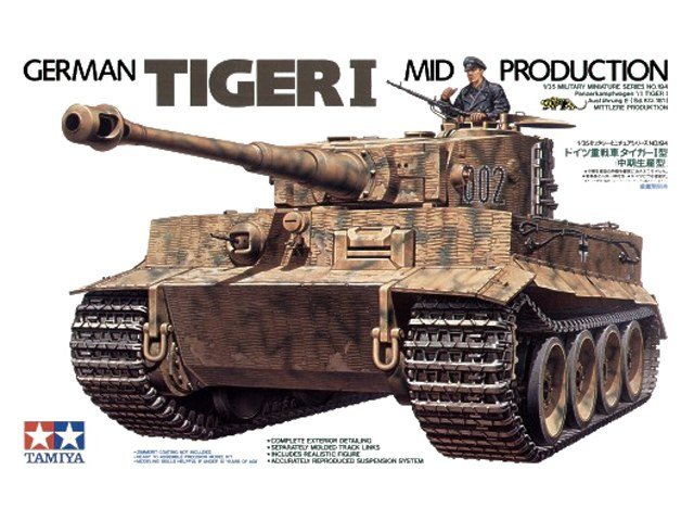 Tamiya 35194 German Tiger I Mid Production 1/35