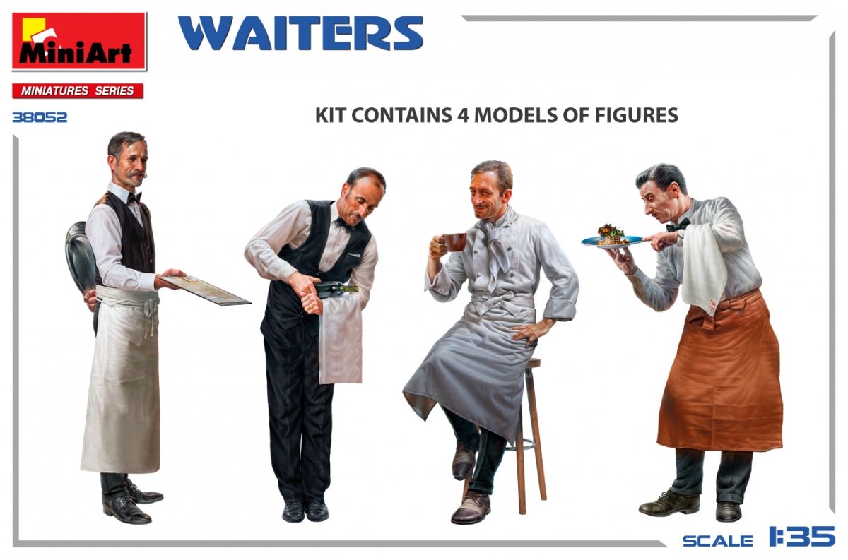 MiniArt 38052 WAITERS 1/35 – immagine 2