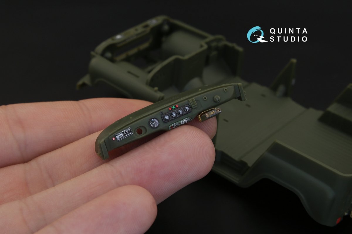 Quinta Studio QD35010 UAZ 469 3D-Printed &amp;amp; coloured Interior on decal paper (for Trumpeter kit) 1/35 – immagine 6
