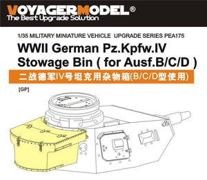Voyager Model PEA175 WWII German Pz.Kpfw.IV Stowage Bin (for Ausf.B/C/D) 1/35 – immagine 2