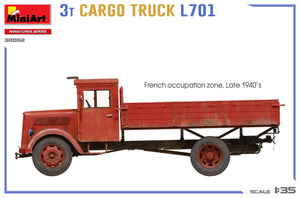 MiniArt 38082 3T CARGO TRUCK L701 1/35 – imagen 4