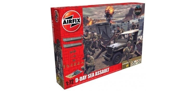 Airfix 50156A Coffret Assaut maritime du 75e anniversaire du Débarquement au 1/76