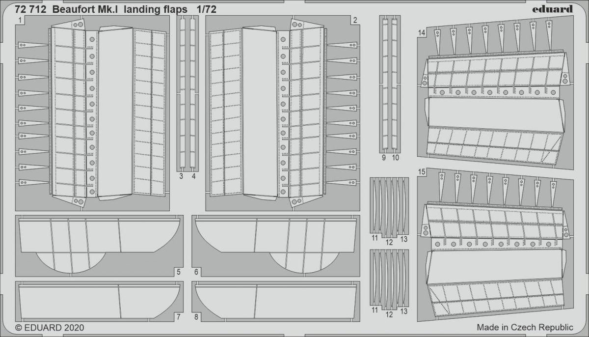 Eduard BIG72163 Beaufort Mk.I for AIRFIX 1/72 – immagine 3