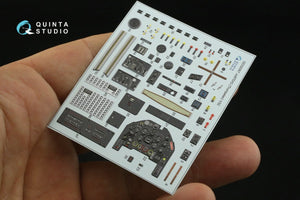 Quinta Studio QD32087 Ju87 D/G 3D-Printed &amp;amp; coloured Interior on decal paper (Trumpeter) 1/32 – immagine 10