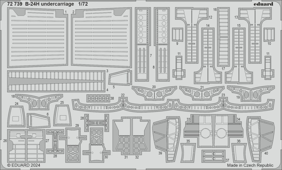 Eduard BIG72183 B-24H AIRFIX 1/72 – zdjęcie 3