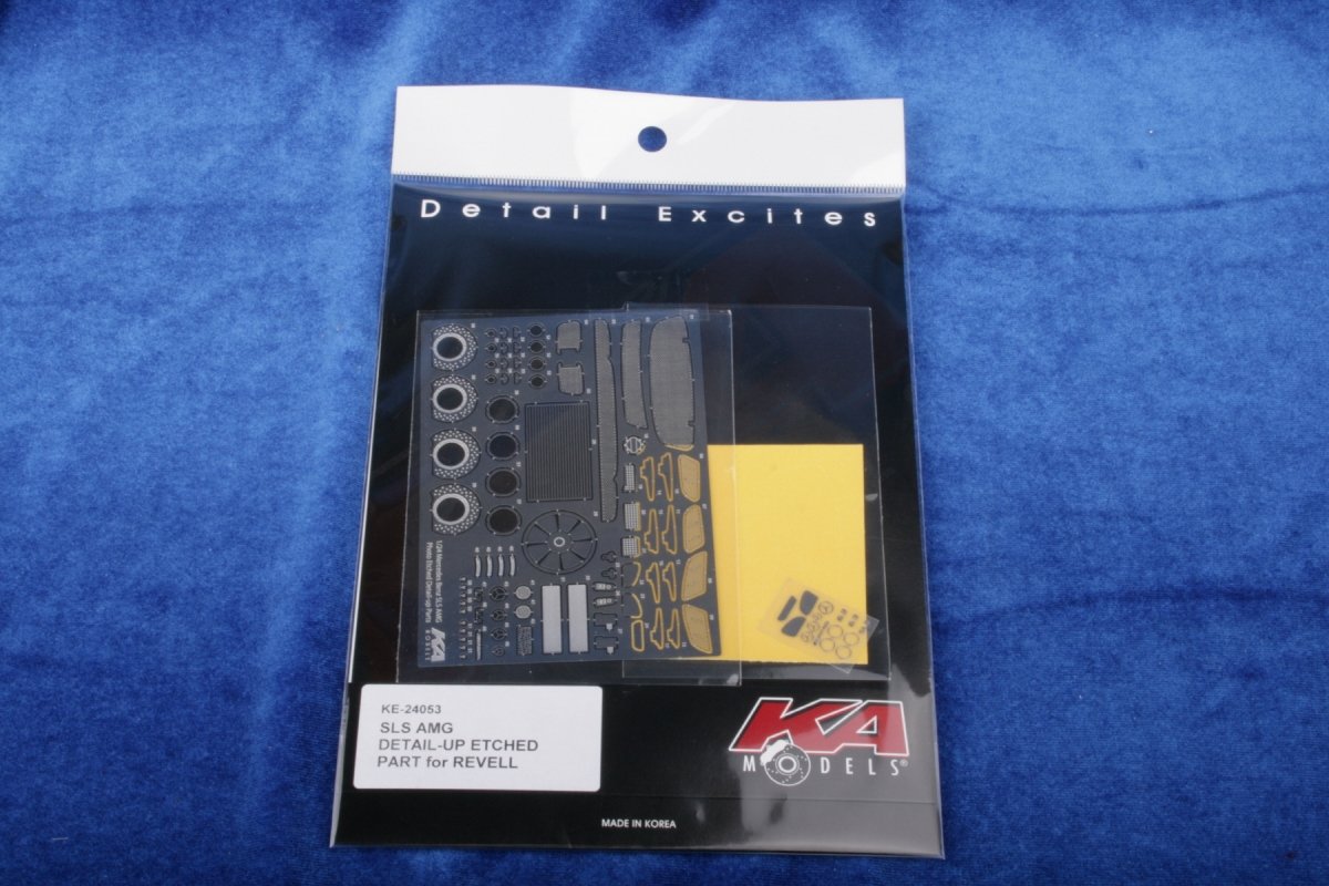 KA Models KE-24053 Mercedes SLS - Pièce photogravée de détail à l'échelle 1/24