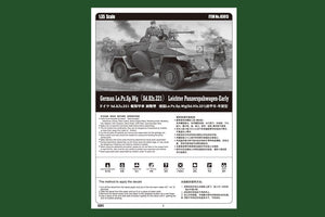 Hobby Boss 83813 German Le.Pz.Sp.Wg (Sd.Kfz.221) Leichter Panzerspahwagen-Earl 1/35 – immagine 2
