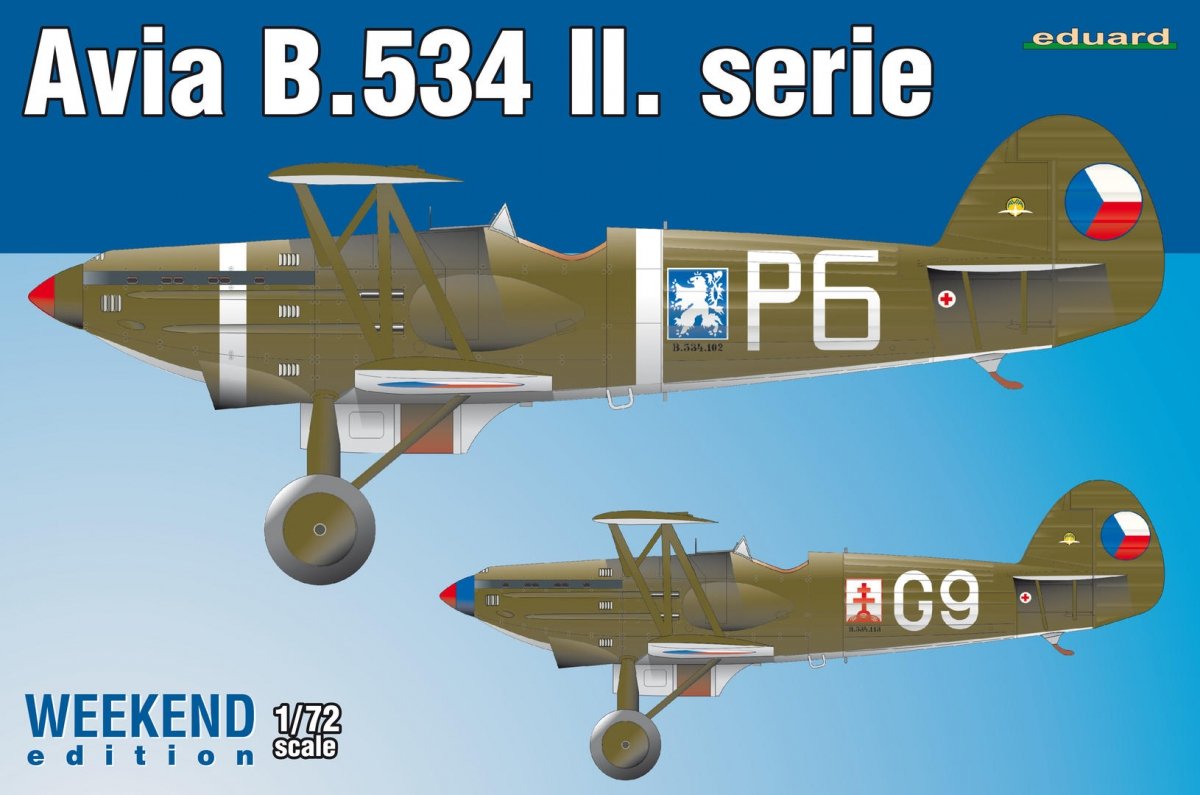 Eduard 7448 B-534 II. Série au 1/72